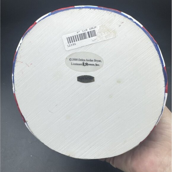 VTG Debra Jordan Bryan LET IT SNOW Snowman & Little Snowman Figurine Christmas - Picture 6 of 9